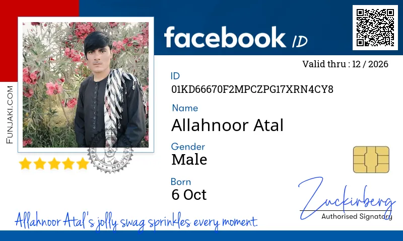 Facebook ID Card