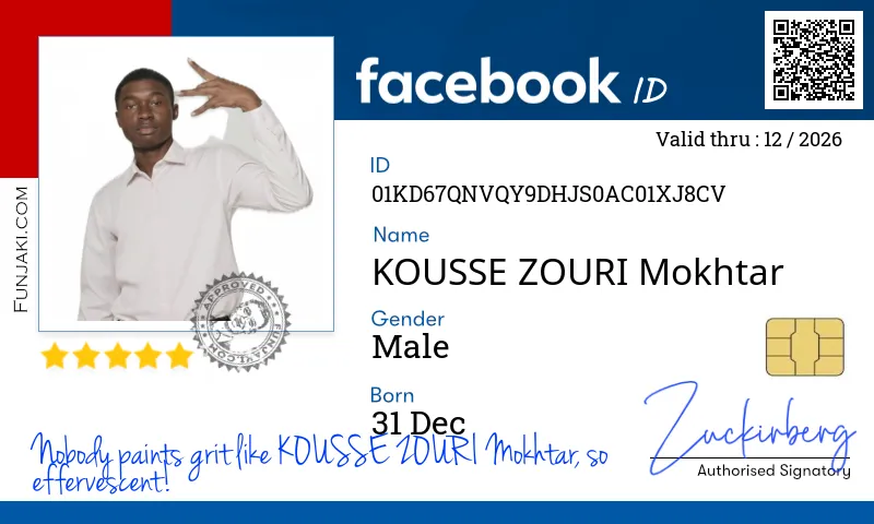 Facebook ID Card