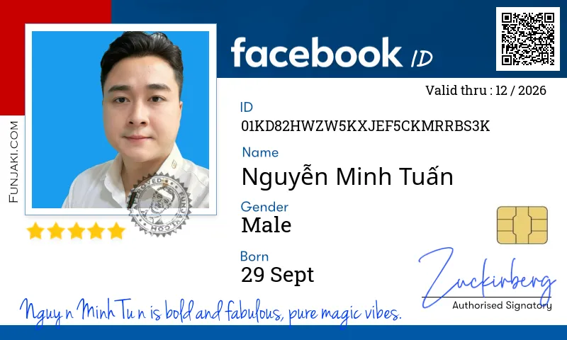 Facebook ID Card