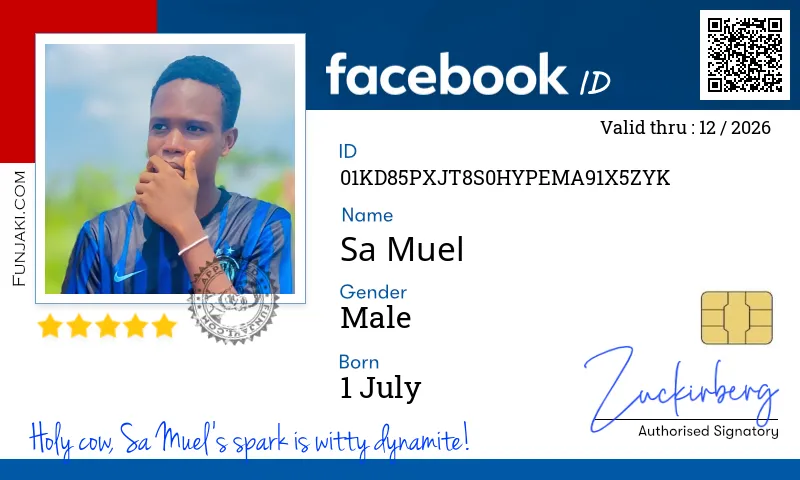 Facebook ID Card