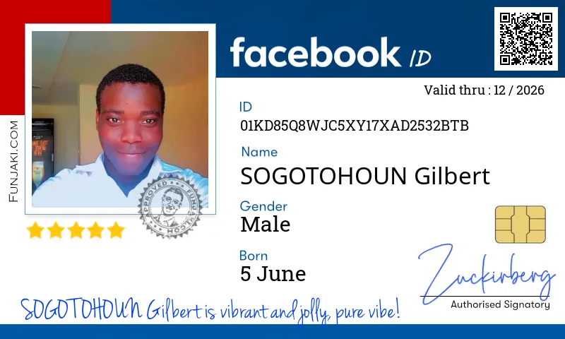 Facebook ID Card