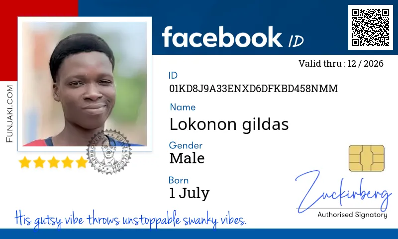 Facebook ID Card