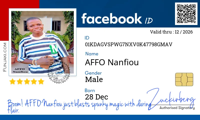 Facebook ID Card