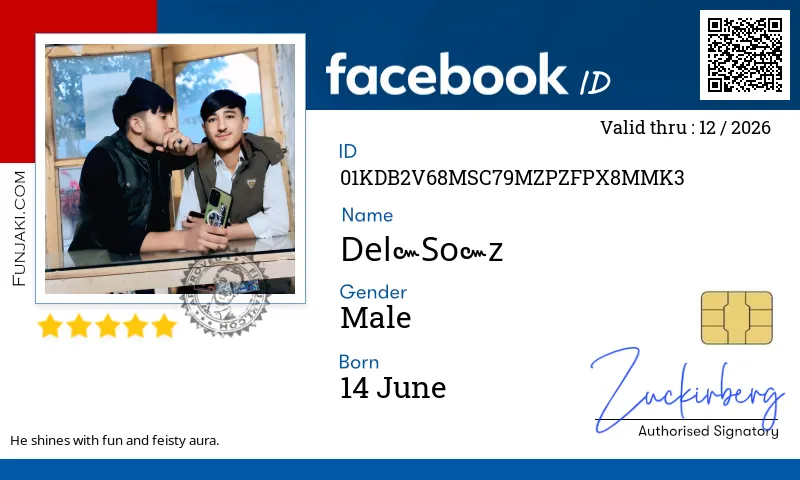 Facebook ID Card