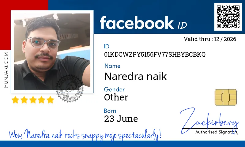 Facebook ID Card
