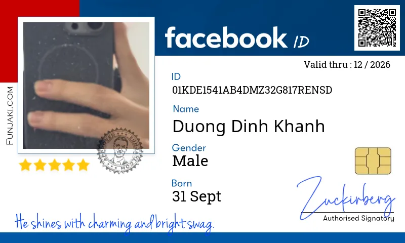 Facebook ID Card