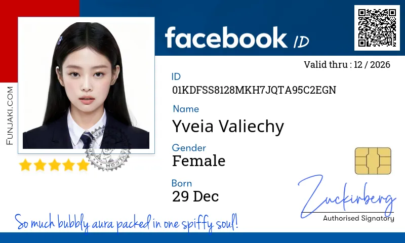 Facebook ID Card