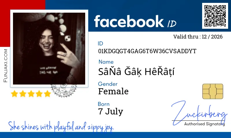 Facebook ID Card