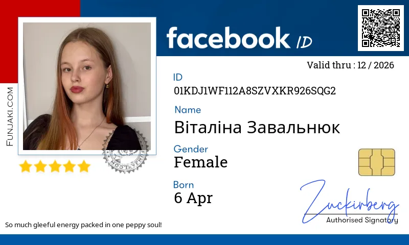 Facebook ID Card