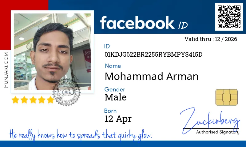 Facebook ID Card