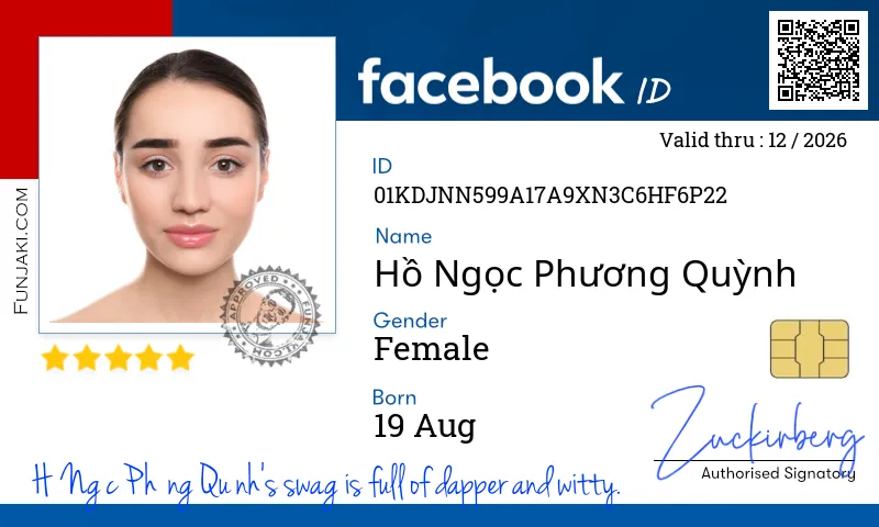 Facebook ID Card