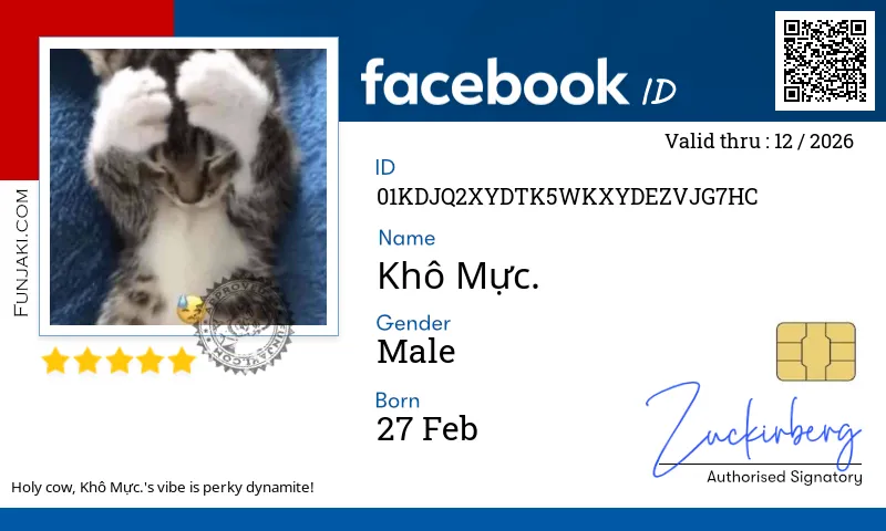 Facebook ID Card