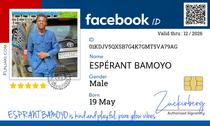 Facebook ID Card