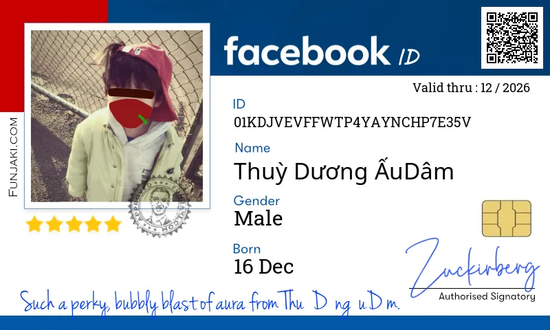 Facebook ID Card