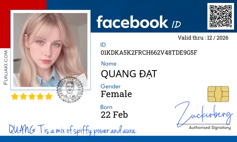 Facebook ID Card
