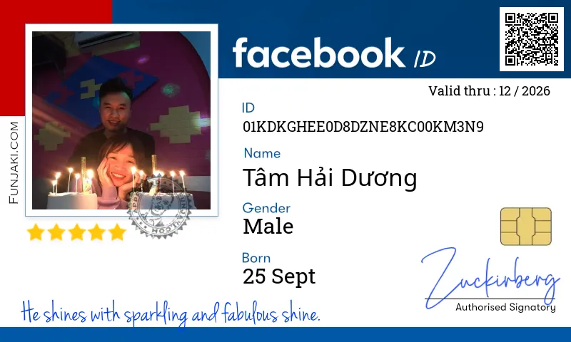 Facebook ID Card