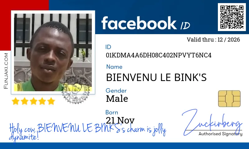 Facebook ID Card