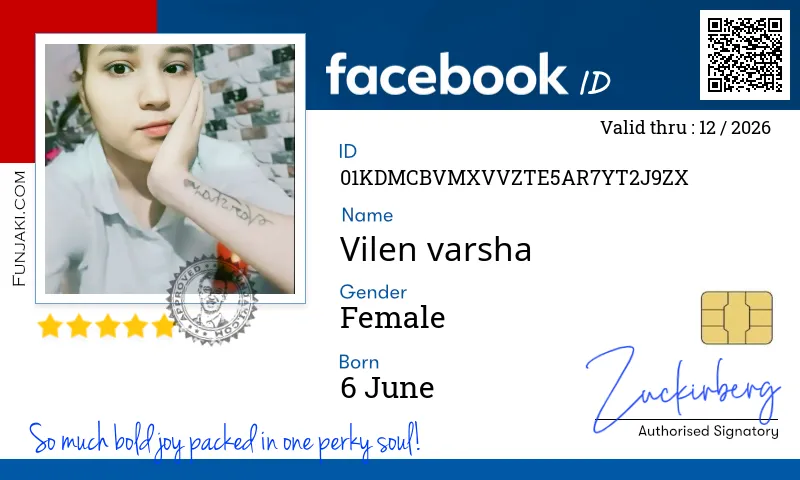 Facebook ID Card