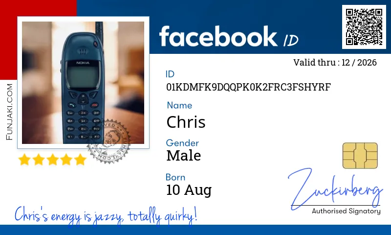 Facebook ID Card