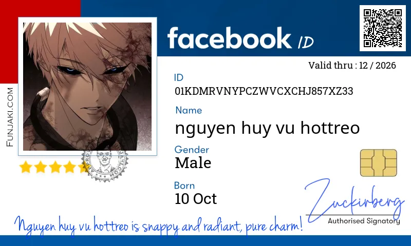 Facebook ID Card