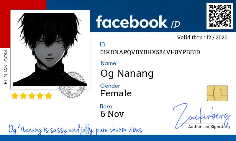 Facebook ID Card