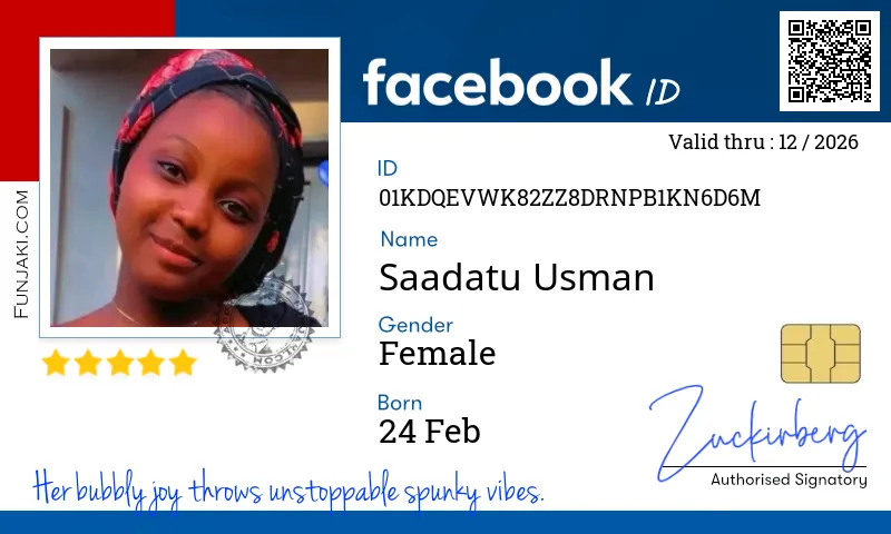 Facebook ID Card