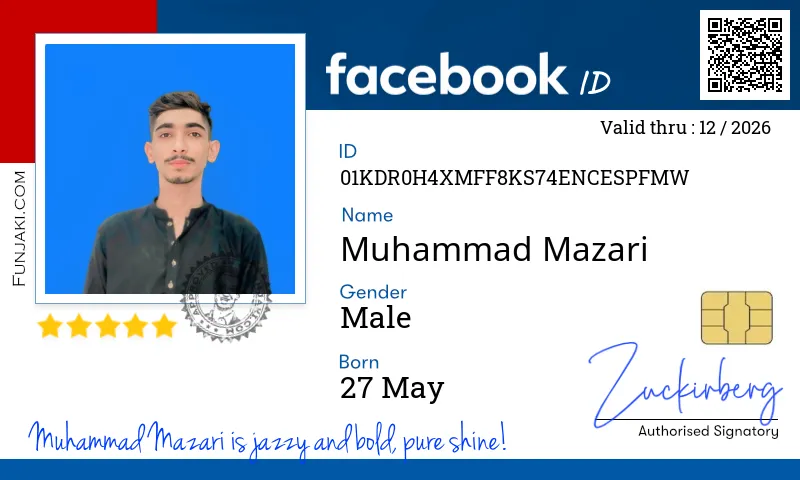 Facebook ID Card