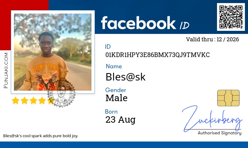 Facebook ID Card