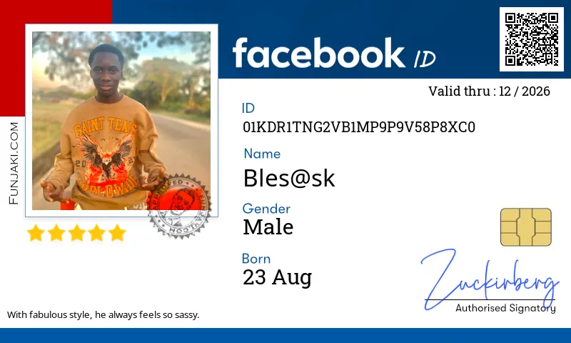 Facebook ID Card