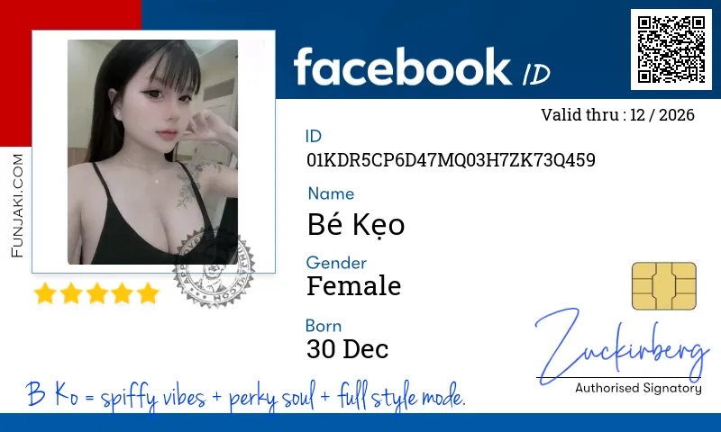 Facebook ID Card