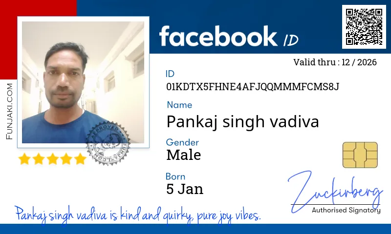 Facebook ID Card