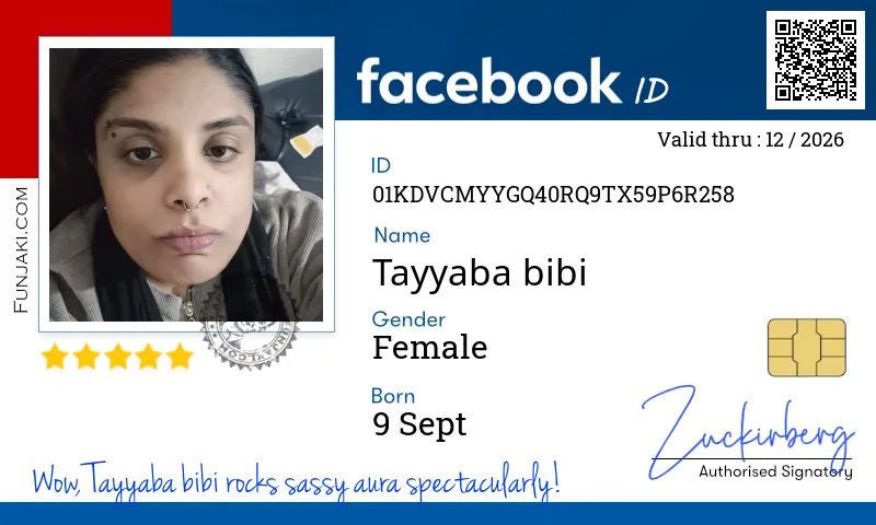 Facebook ID Card