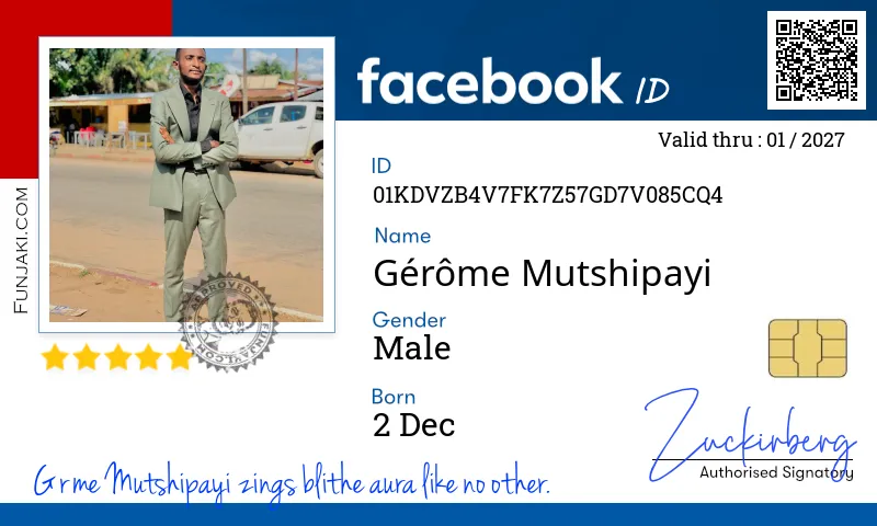 Facebook ID Card