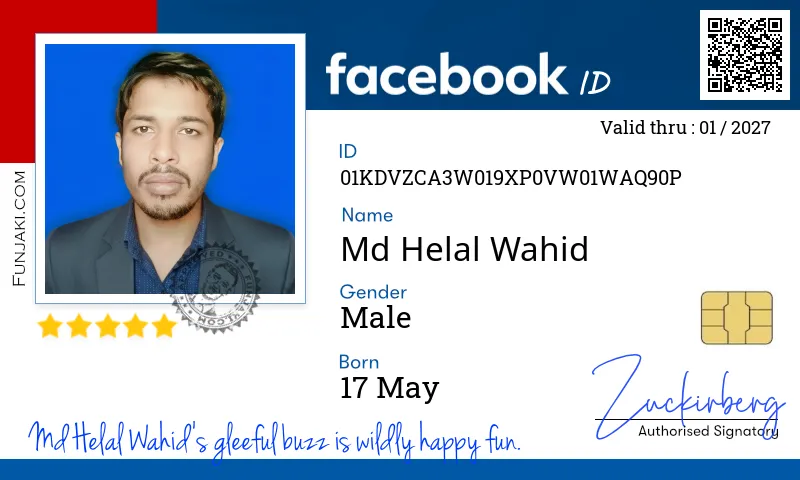 Facebook ID Card