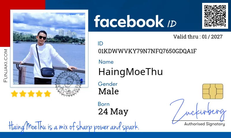 Facebook ID Card