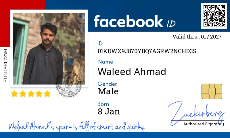 Facebook ID Card
