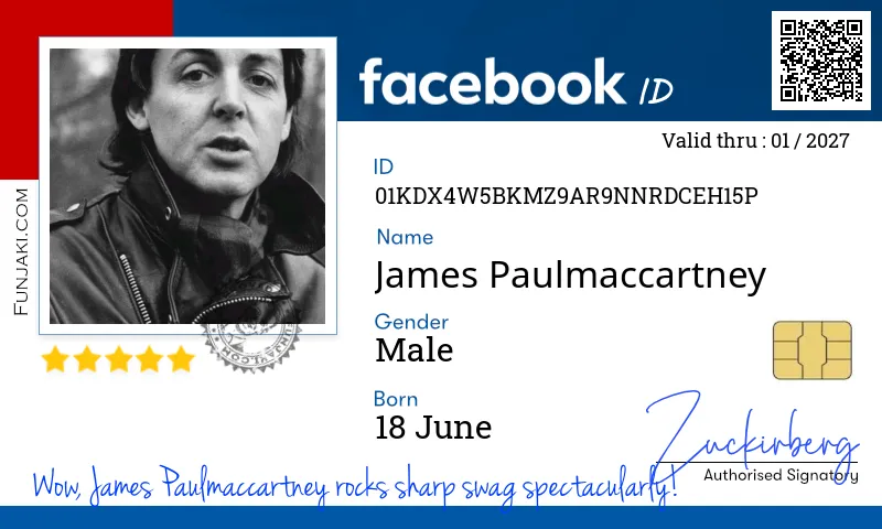 Facebook ID Card