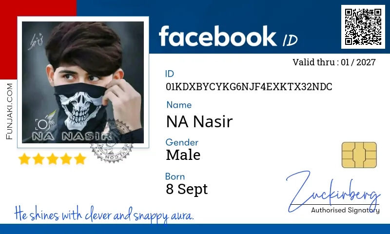 Facebook ID Card