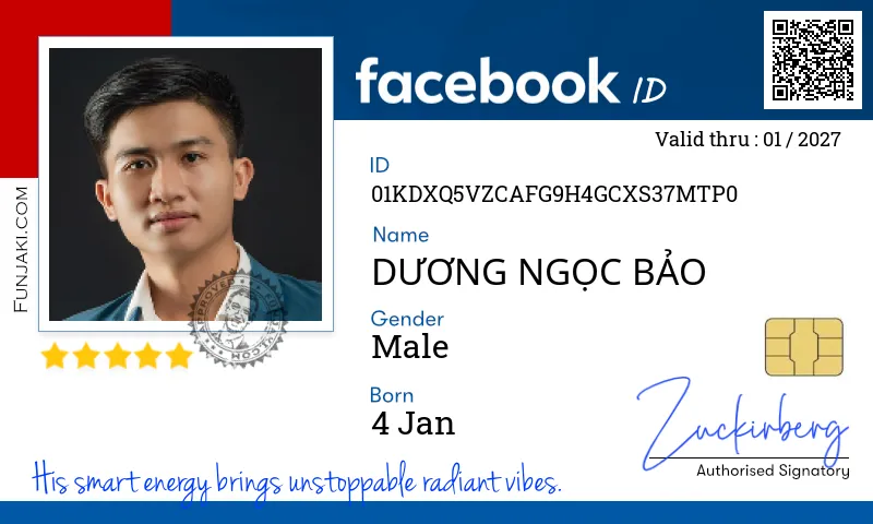 Facebook ID Card