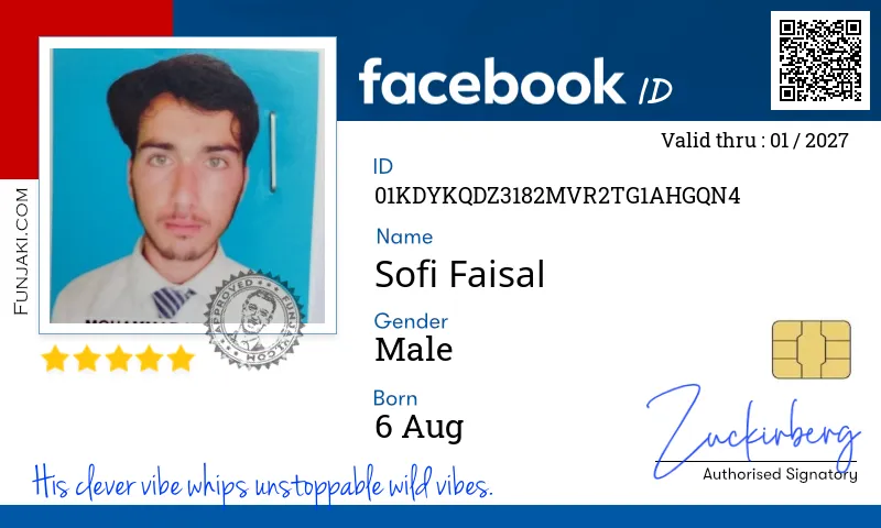 Facebook ID Card