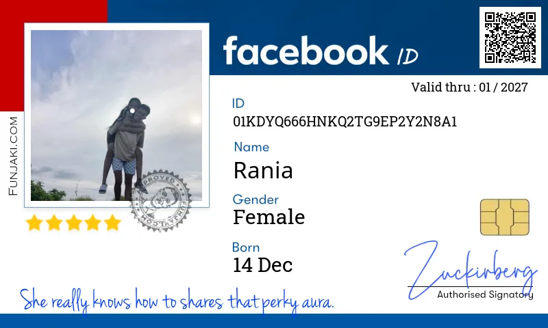Facebook ID Card