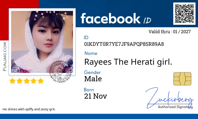 Facebook ID Card