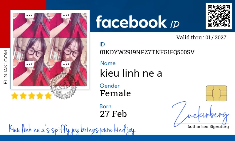 Facebook ID Card