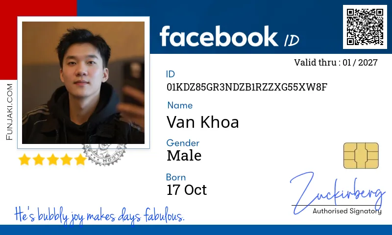 Facebook ID Card