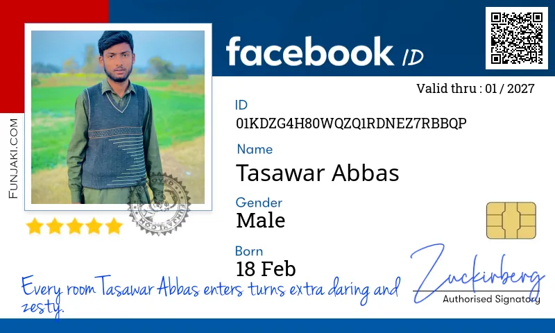 Facebook ID Card