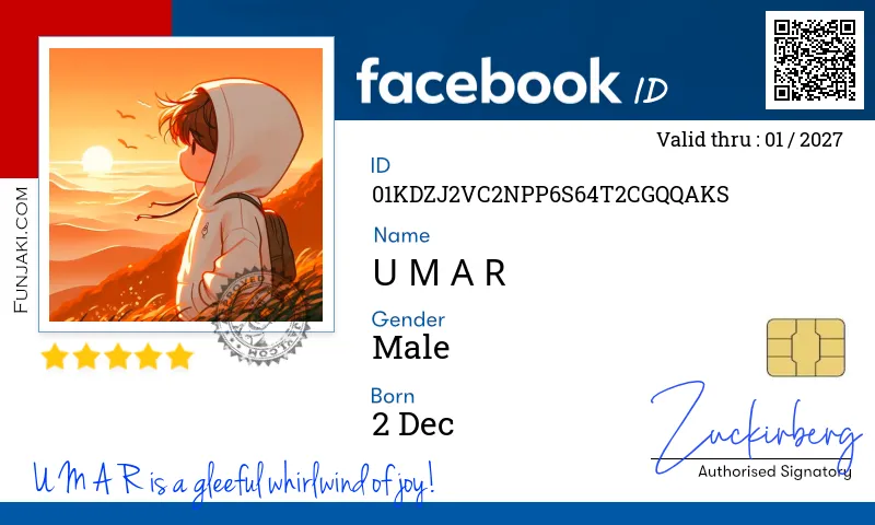 Facebook ID Card
