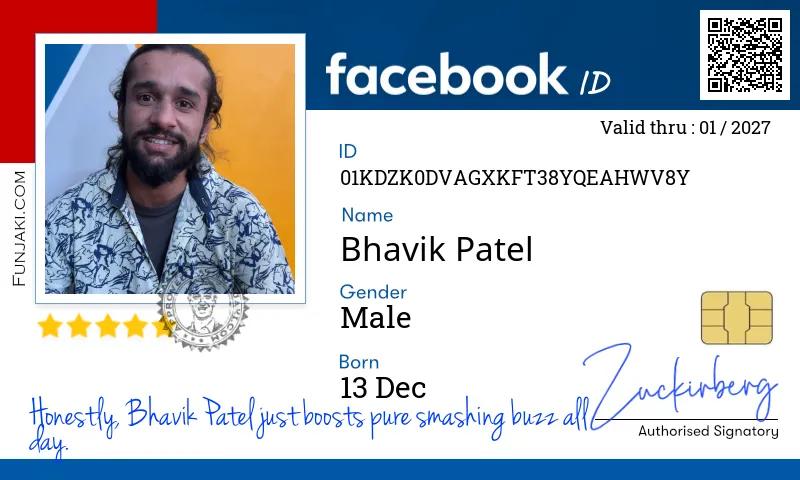 Facebook ID Card
