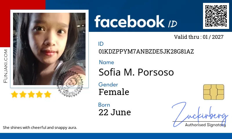 Facebook ID Card