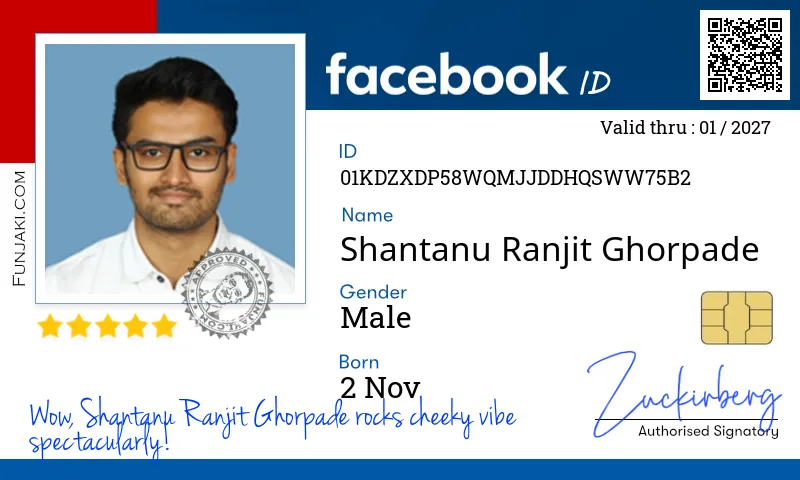 Facebook ID Card