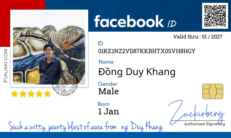 Facebook ID Card
